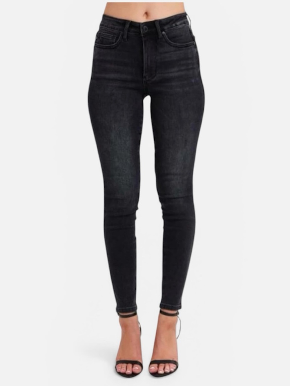 Judy Blue Black High Rise Skinny Jean Size 3 Style JB8883